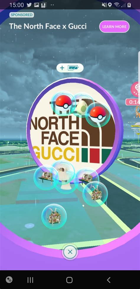 the north face gucci pokestop